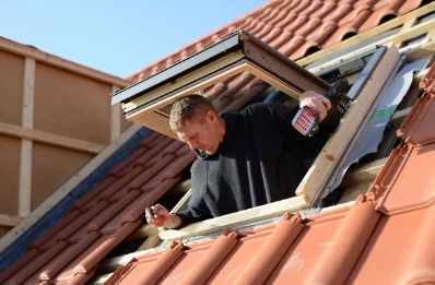 Pose de fenêtres de toit Velux au Hohwald